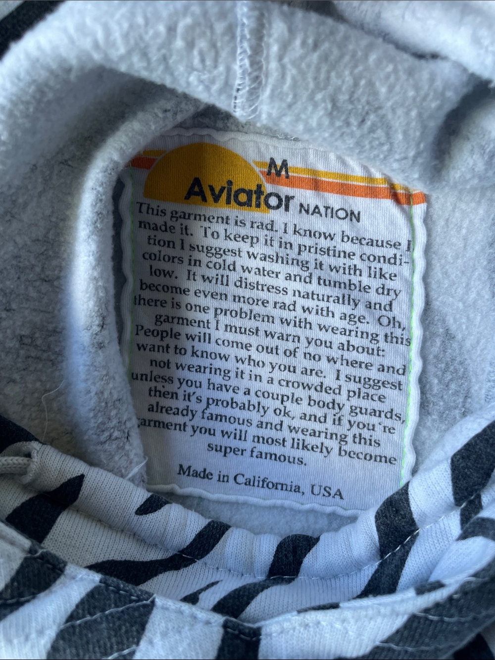 Aviator Nation Ninja Relaxed Super Soft Pullover Hoodie - Picture 13 of 14